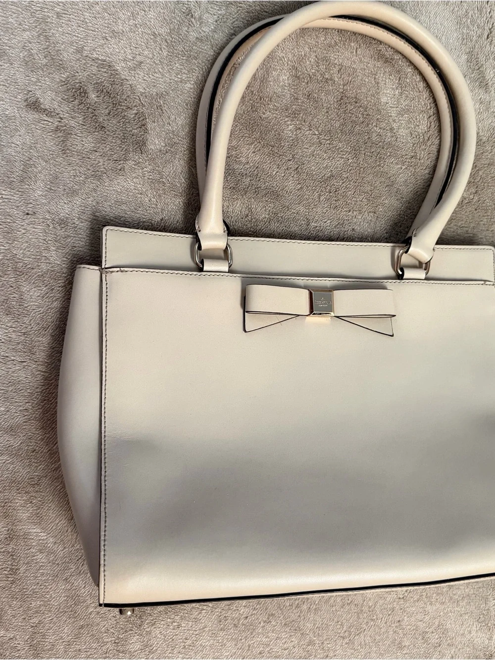kate spade Beige Bow-Accent Tote